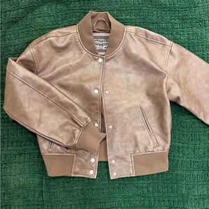 Levi's Tan Leather Jacket